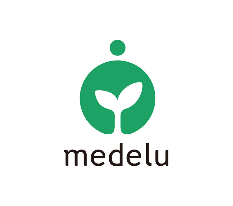 medeluのロゴデザイン
